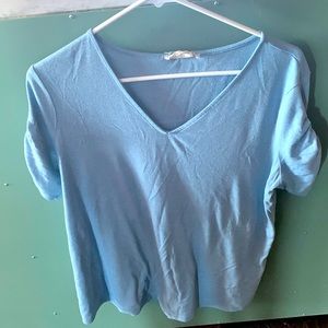 Blue cotton shirt
